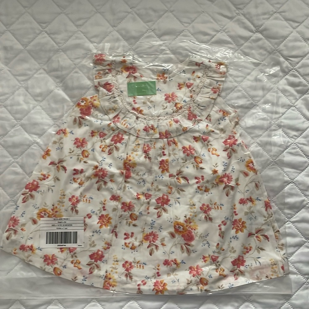 Janie & Jack 12-18 months baby floral ruffle dress